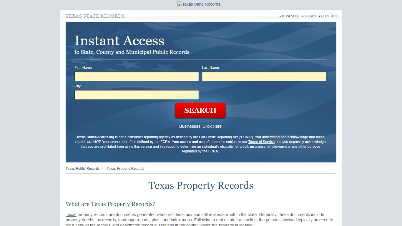Texas Property Records | StateRecords.org
